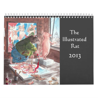 Mural Le calendrier illustré du rat 2013