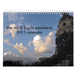 Mural le ciel est grand dans le calendrier de Pasadena