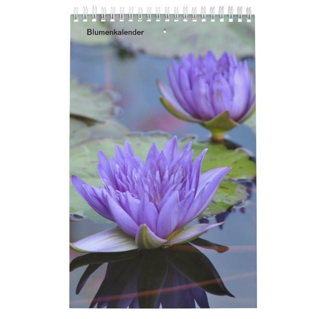 Mural Les fleurs comme calendrier (Protection)