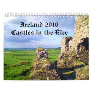 Mural L'Irlande 2010 châteaux dans le calendrier d'Eire