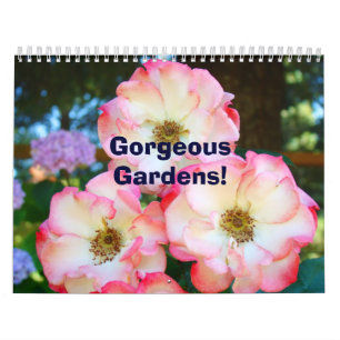 Mural Magnifiques jardins ! Calendrier personnalisé de f