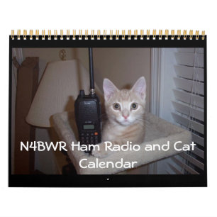 Mural N4BWR Ham Radio et Calendrier des chats