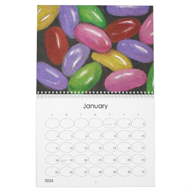 MURAL NOURRITURE : ILLUSTRATION : CALENDRIER 2011 (Jan 2026)