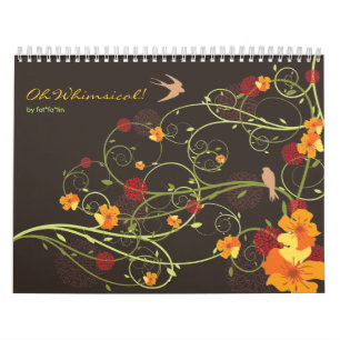 Mural Oh lunatique ! Calendrier fait sur commande 2012
