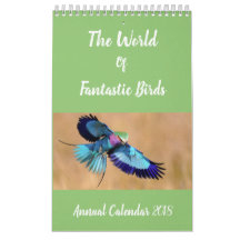 Oiseaux des cadeaux annuels d'oiseau du calendrier