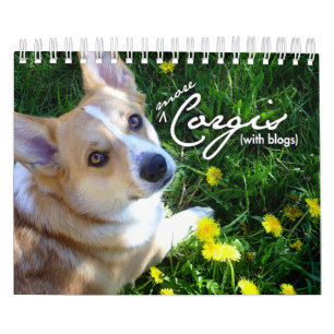 Mural Plus de mini calendrier de Corgis (avec des blogs)