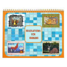 Résolutions pour le calendrier humain (taille moye