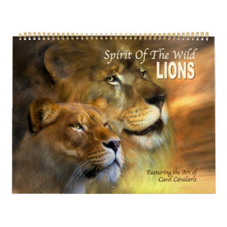 Mural Spirit Of The Wild - Calendrier Art Lions