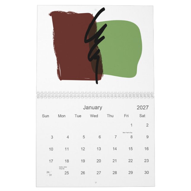 Mural "vers Satori…" Calendrier (Jan 2027)