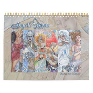 Mural Visions angéliques - Art Imaginaire - Calendrier d