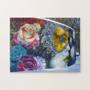 Mural wall art Winnipeg Canada. Jigsaw Puzzle