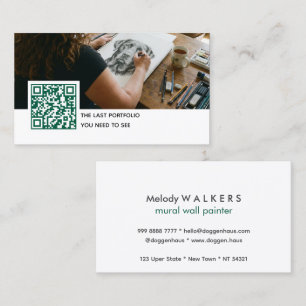 Mural wall painter business card