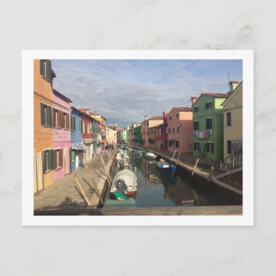 Murano Coloré, Venise Carte Postale Bordée