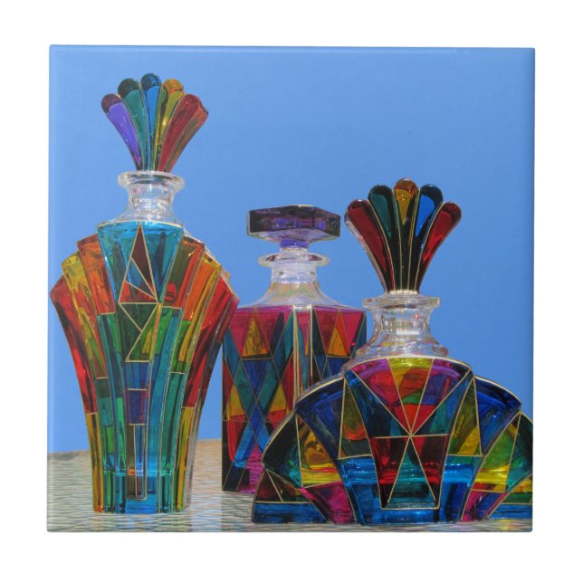 Murano Glass Decanters Tile (Front)