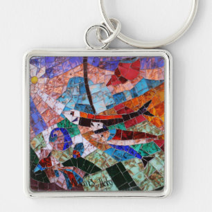 Murano Mosaic Keychain