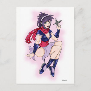 Murasaki the Ninja Postcard