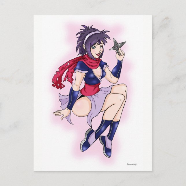 Murasaki the Ninja Postcard (Front)