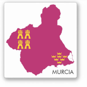 Murcia map/flag