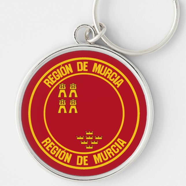 Murcia Round Emblem Keychain (Front)