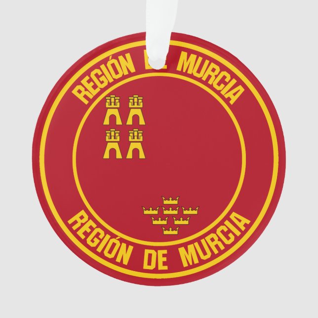 Murcia Round Emblem Ornament (Front)