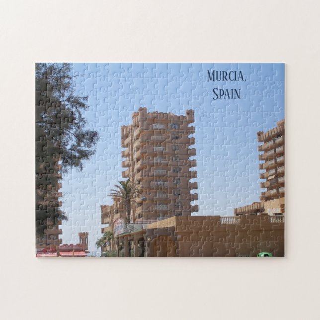 Murcia Spain photo of Spanish buildings Jigsaw Puzzle (Horizontal)