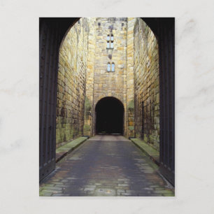 Murder Corridor, Barbican, Alnwick Castle, Northum Postcard