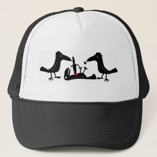 murder crows trucker hat