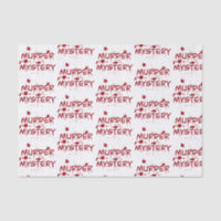 Murder mystery crime fan cold case blood wrapping