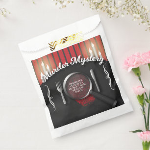 Murder Mystery Dinner Theater Party Favour Bag
