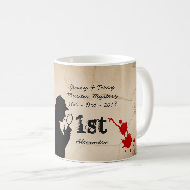 Murder Mystery WINNERS Prize Personalized Mug 2 (Front Right)