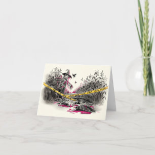 Murder of Crows Illustration Card
