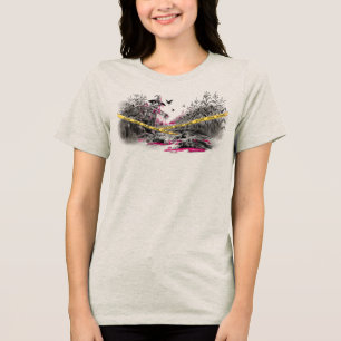 Murder of Crows Illustration Tri-Blend Shirt