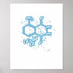 Murderino Crime Lover Luminol Let's Get Lit  Poster