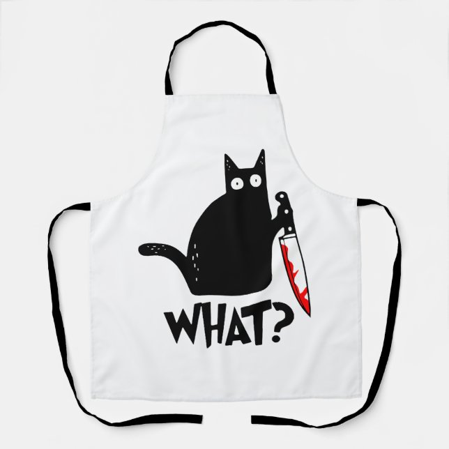 Murderous Cat With Knife Apron (Front)