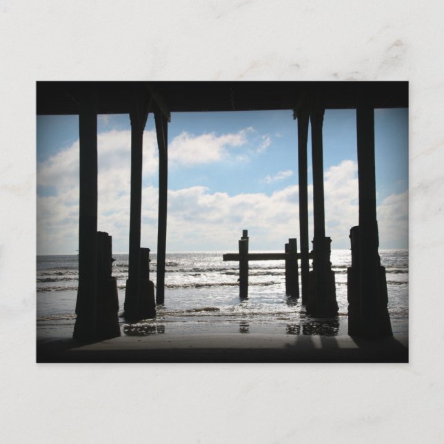 Murdoch's Pier Galveston Island Postcard (Front)