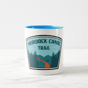 Murdock Canal Trail Utah Two-Tone Coffee Mug