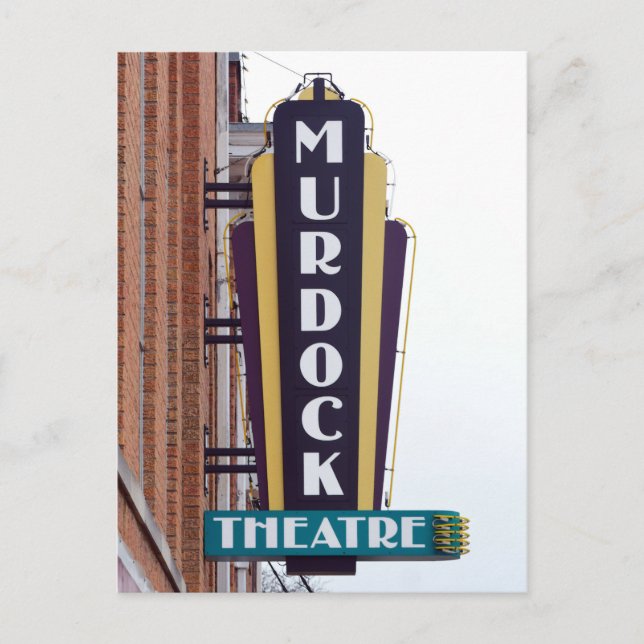 Murdock Theatre, Wichita, Kansas Postcard (Front)