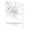 Murfreesboro Map - Tennessee - City Map Poster