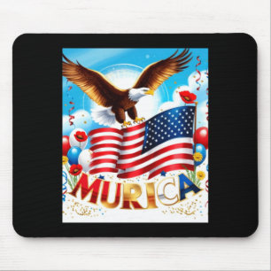 Murica memorial day patriotic usa merica Murica me Mouse Pad