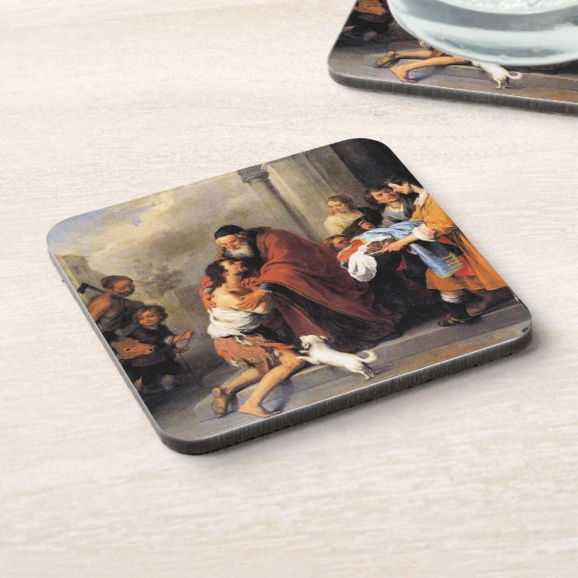 Murillo -- Return of the Prodigal Son  Coaster (Left Side)