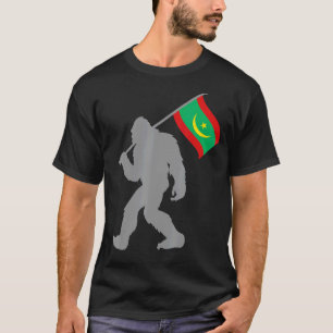 Muritaniya Or Mauritanian Flag On Mauritania Flag T-Shirt