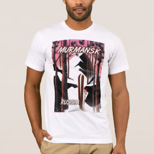 Murmansk Russian travel poster T-Shirt