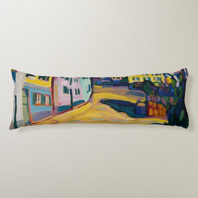 Murnau Burggrabenstrasse 1 - Wassily Kandinsky Body Pillow (Front)
