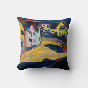 Murnau Burggrabenstrasse 1 - Wassily Kandinsky Throw Pillow