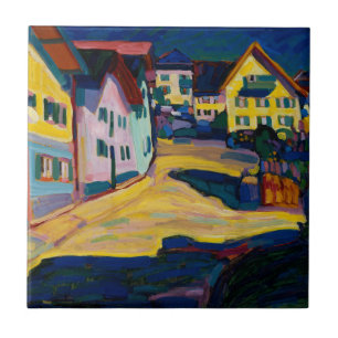 Murnau Burggrabenstrasse 1 - Wassily Kandinsky Tile
