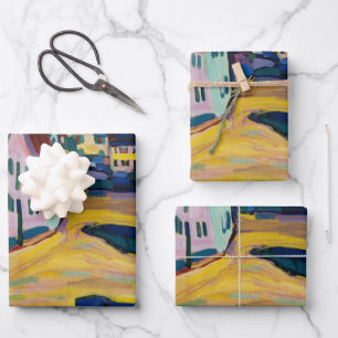 Murnau Burggrabenstrasse 1 - Wassily Kandinsky Wrapping Paper Sheet