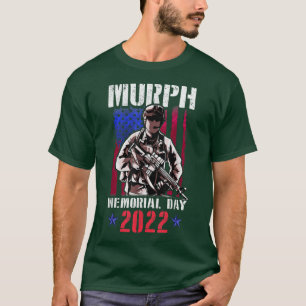 Murph 2022 Workout Challenge American Memorial Day T-Shirt