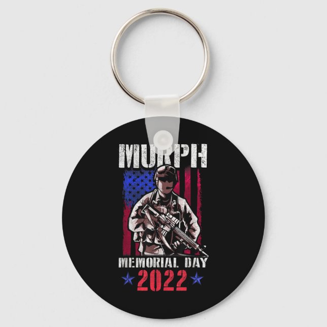 Murph 2022 Workout Challenge American Memorial Keychain (Front)