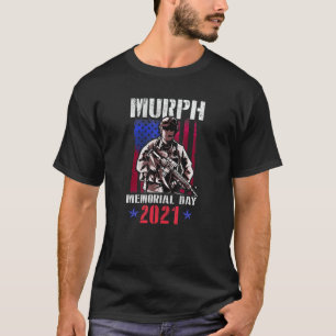 Murph 2023 Workout Challenge American Memorial Day T-Shirt