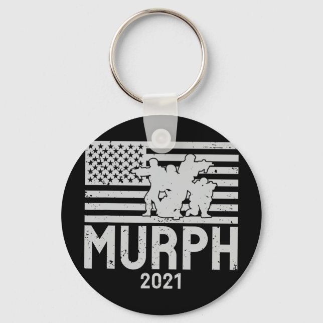 Murph 2023 workout patrioticic memorial day Murph  Keychain (Front)
